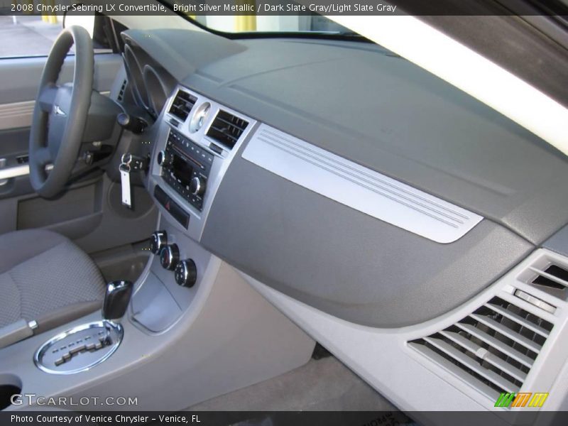 Bright Silver Metallic / Dark Slate Gray/Light Slate Gray 2008 Chrysler Sebring LX Convertible