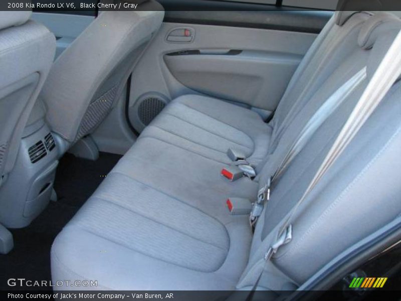 Black Cherry / Gray 2008 Kia Rondo LX V6