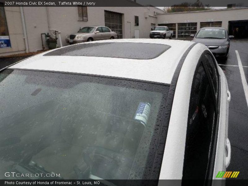 Taffeta White / Ivory 2007 Honda Civic EX Sedan