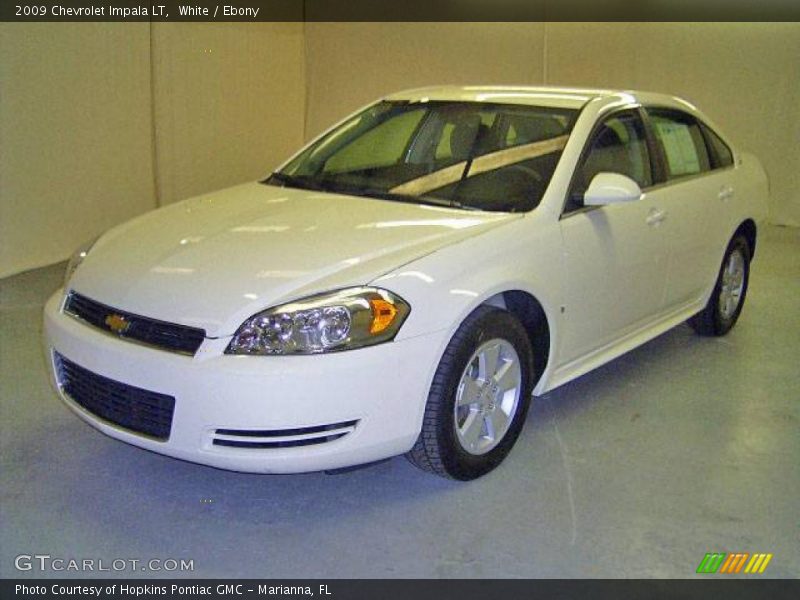 White / Ebony 2009 Chevrolet Impala LT