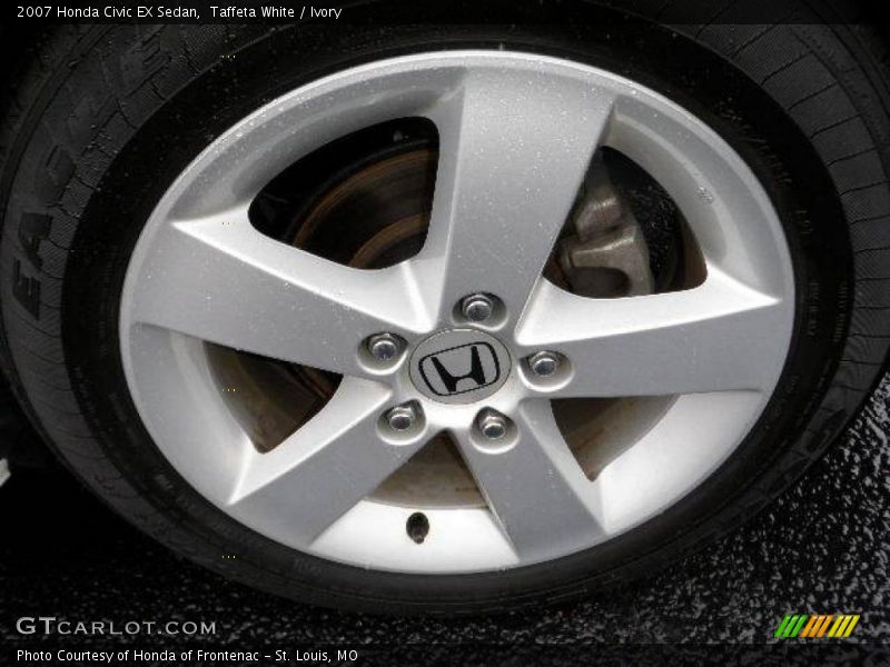 Taffeta White / Ivory 2007 Honda Civic EX Sedan
