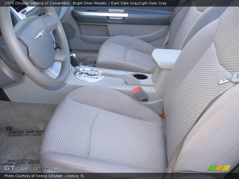 Bright Silver Metallic / Dark Slate Gray/Light Slate Gray 2008 Chrysler Sebring LX Convertible