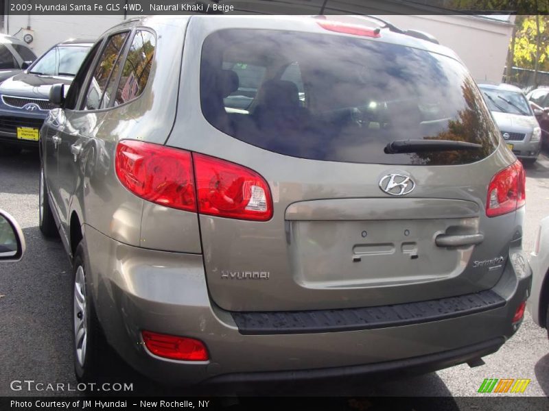 Natural Khaki / Beige 2009 Hyundai Santa Fe GLS 4WD