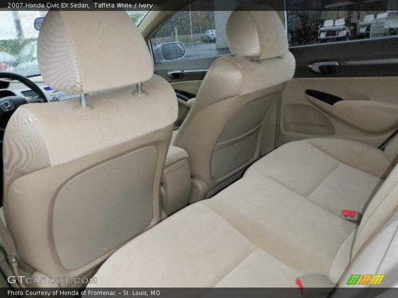 Taffeta White / Ivory 2007 Honda Civic EX Sedan