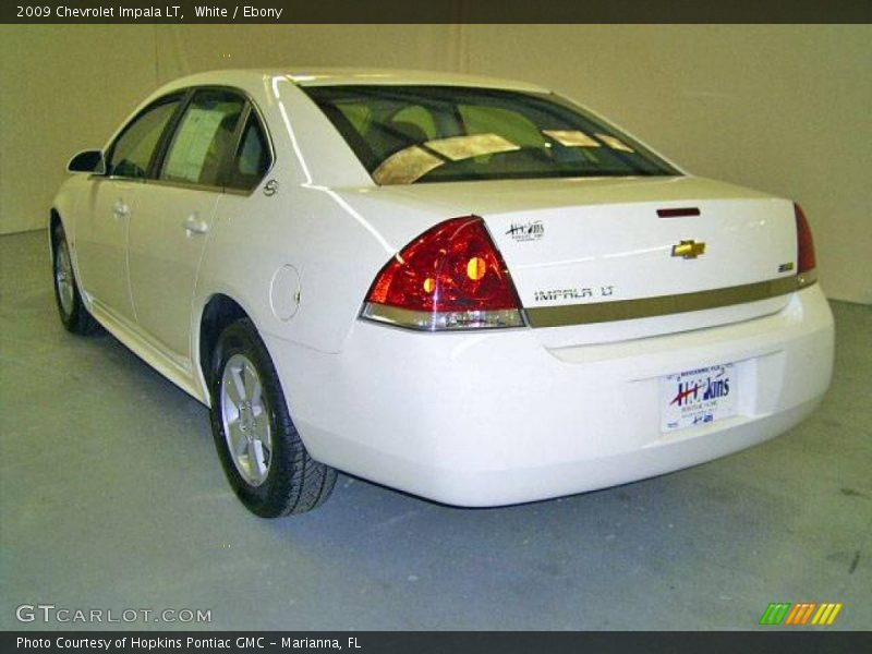 White / Ebony 2009 Chevrolet Impala LT