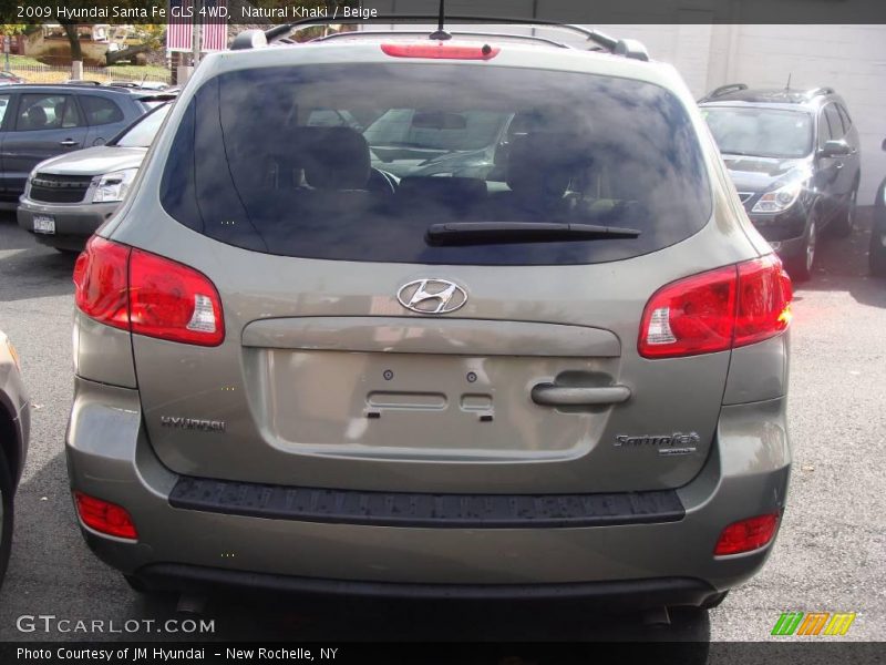 Natural Khaki / Beige 2009 Hyundai Santa Fe GLS 4WD