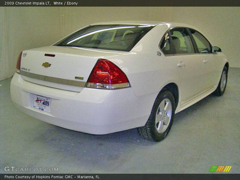 White / Ebony 2009 Chevrolet Impala LT