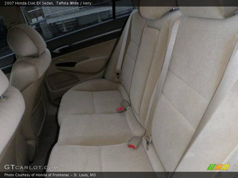 Taffeta White / Ivory 2007 Honda Civic EX Sedan