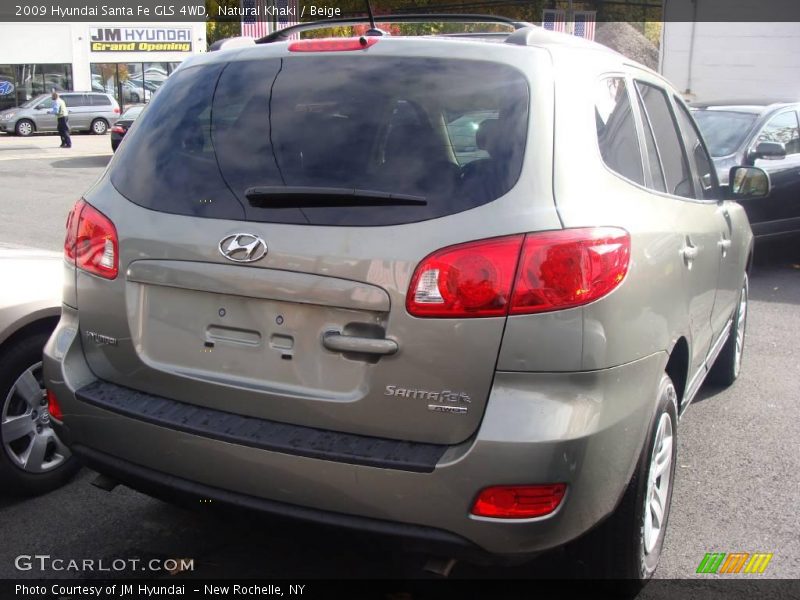 Natural Khaki / Beige 2009 Hyundai Santa Fe GLS 4WD