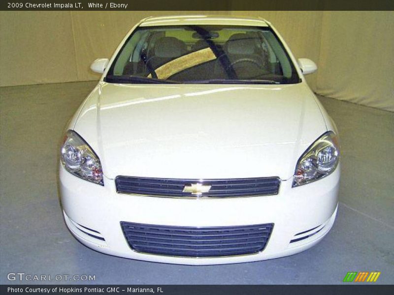 White / Ebony 2009 Chevrolet Impala LT