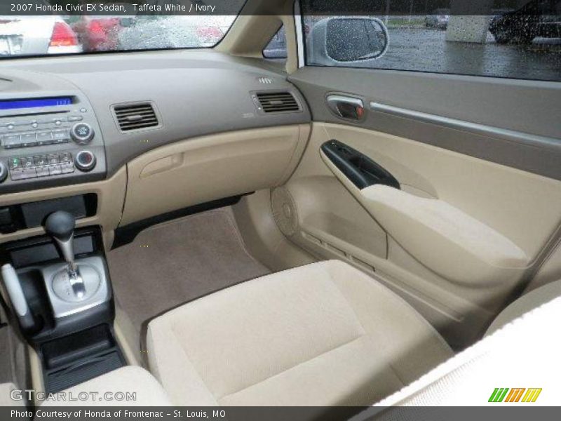 Taffeta White / Ivory 2007 Honda Civic EX Sedan