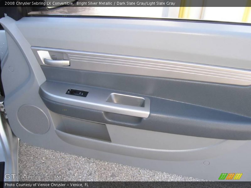 Bright Silver Metallic / Dark Slate Gray/Light Slate Gray 2008 Chrysler Sebring LX Convertible