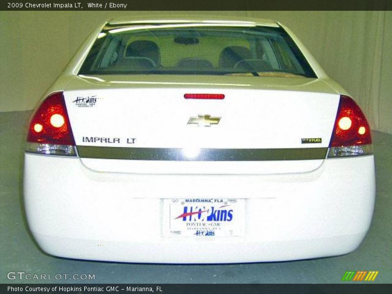 White / Ebony 2009 Chevrolet Impala LT