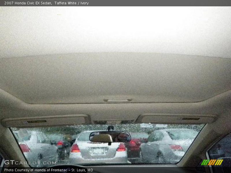 Taffeta White / Ivory 2007 Honda Civic EX Sedan