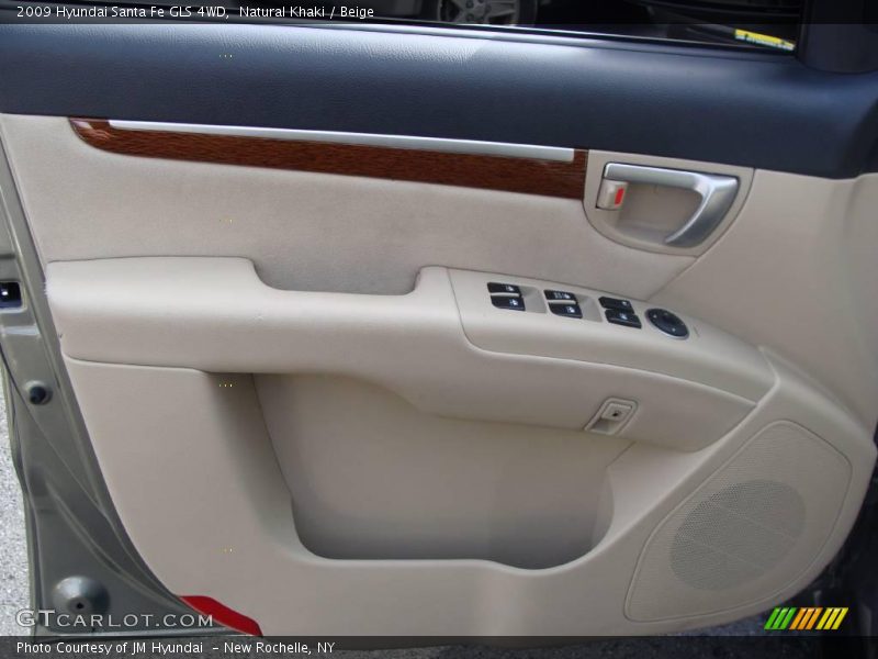 Natural Khaki / Beige 2009 Hyundai Santa Fe GLS 4WD
