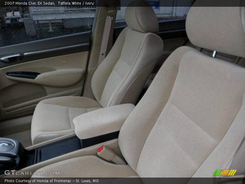 Taffeta White / Ivory 2007 Honda Civic EX Sedan