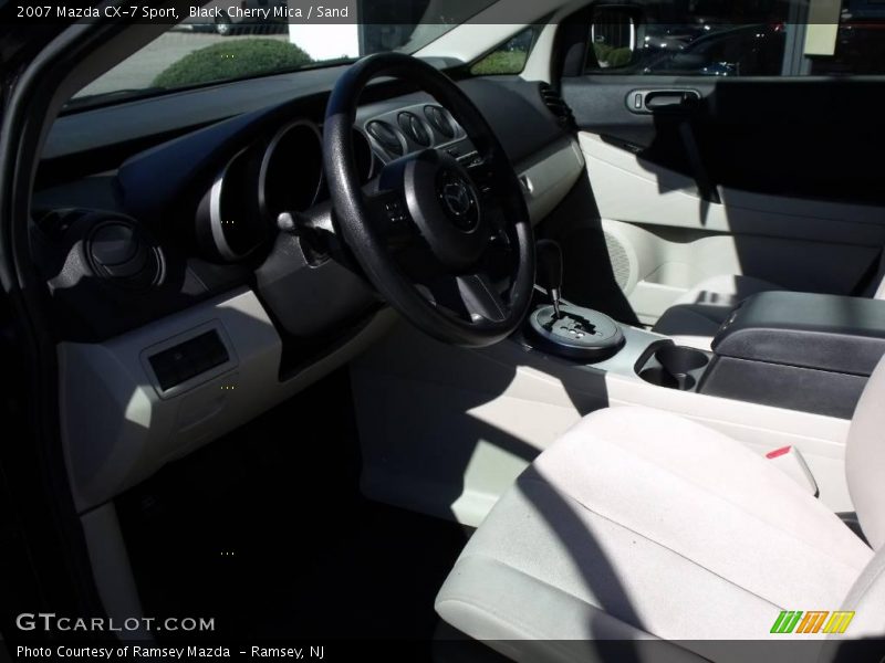 Black Cherry Mica / Sand 2007 Mazda CX-7 Sport