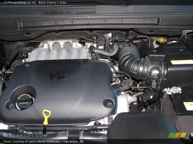 Black Cherry / Gray 2008 Kia Rondo LX V6