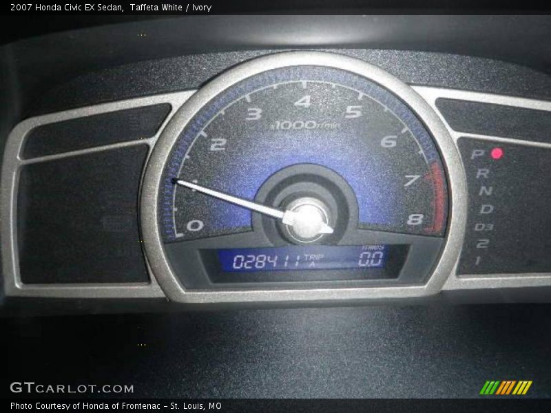 Taffeta White / Ivory 2007 Honda Civic EX Sedan