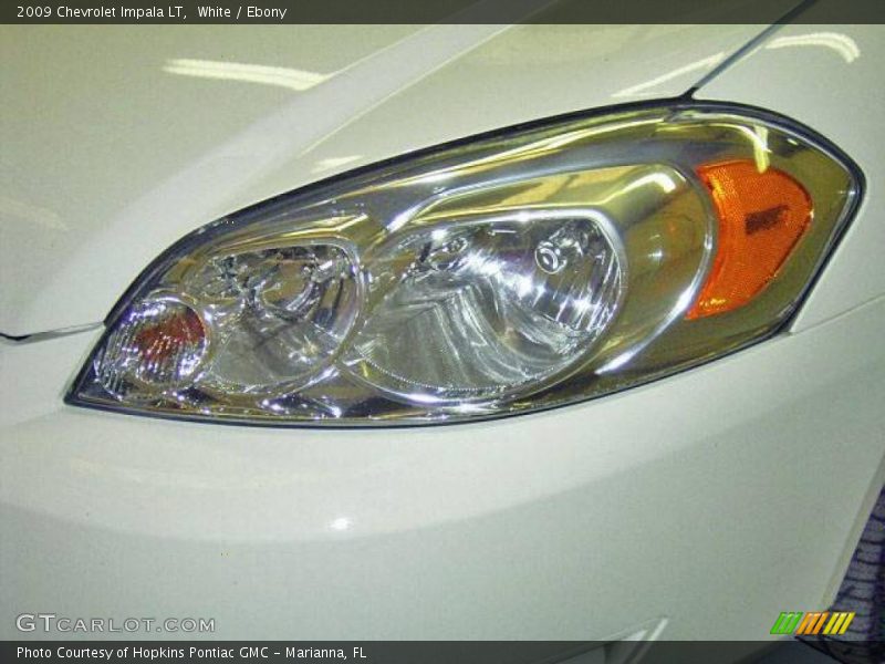 White / Ebony 2009 Chevrolet Impala LT