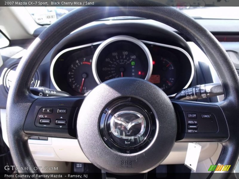 Black Cherry Mica / Sand 2007 Mazda CX-7 Sport