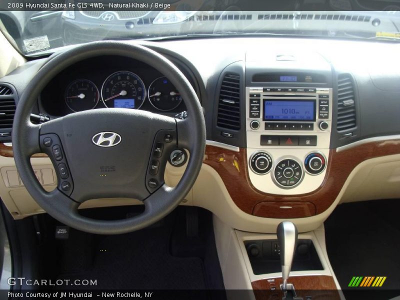 Natural Khaki / Beige 2009 Hyundai Santa Fe GLS 4WD