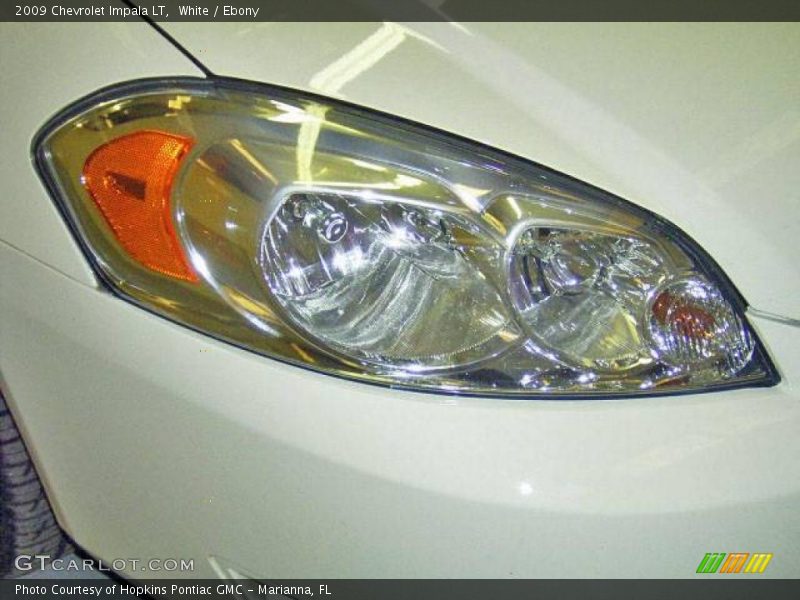 White / Ebony 2009 Chevrolet Impala LT
