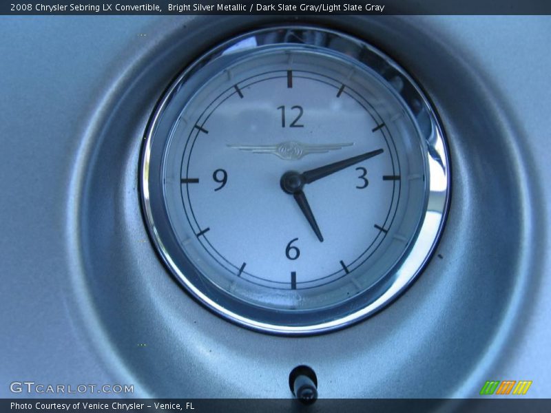Bright Silver Metallic / Dark Slate Gray/Light Slate Gray 2008 Chrysler Sebring LX Convertible