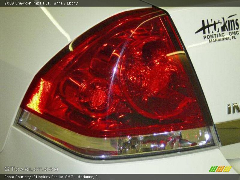 White / Ebony 2009 Chevrolet Impala LT