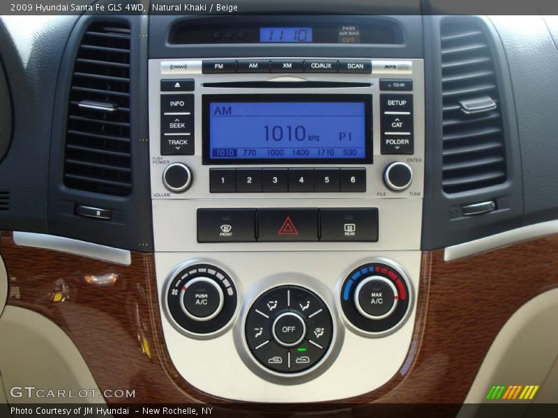Natural Khaki / Beige 2009 Hyundai Santa Fe GLS 4WD