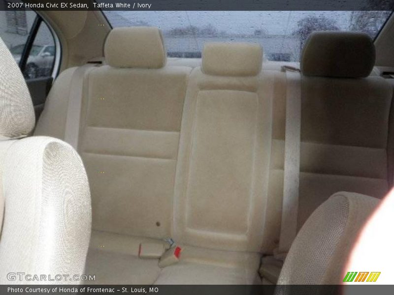 Taffeta White / Ivory 2007 Honda Civic EX Sedan