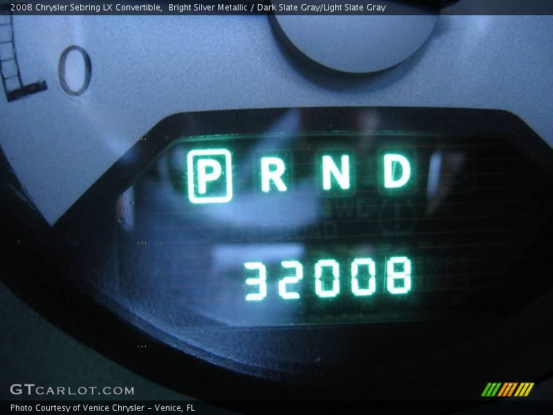 Bright Silver Metallic / Dark Slate Gray/Light Slate Gray 2008 Chrysler Sebring LX Convertible