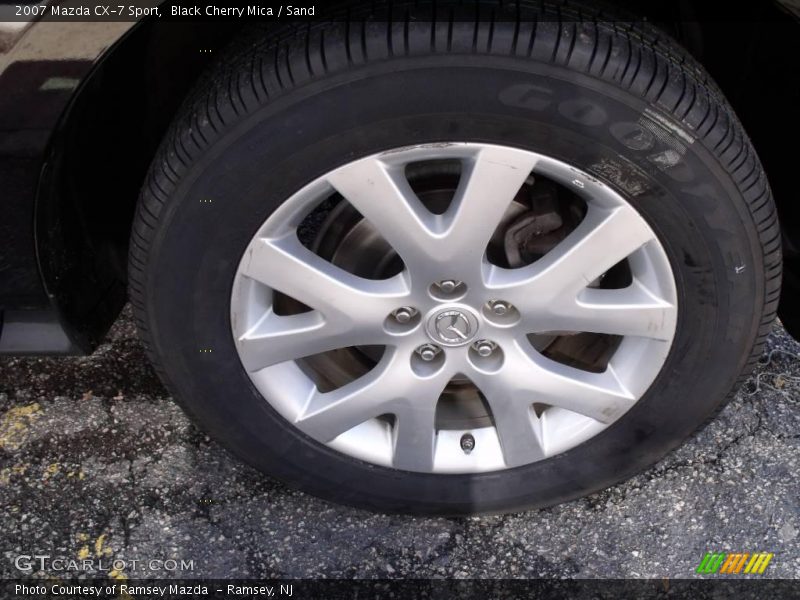 Black Cherry Mica / Sand 2007 Mazda CX-7 Sport