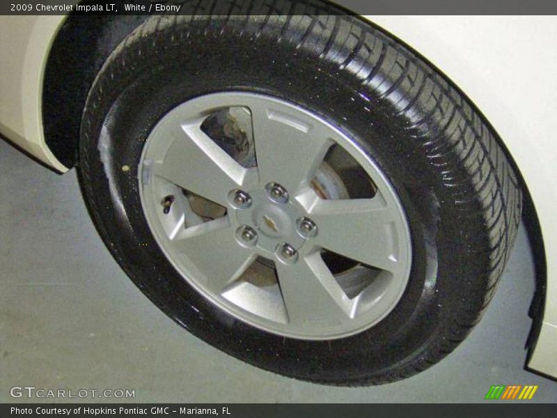White / Ebony 2009 Chevrolet Impala LT