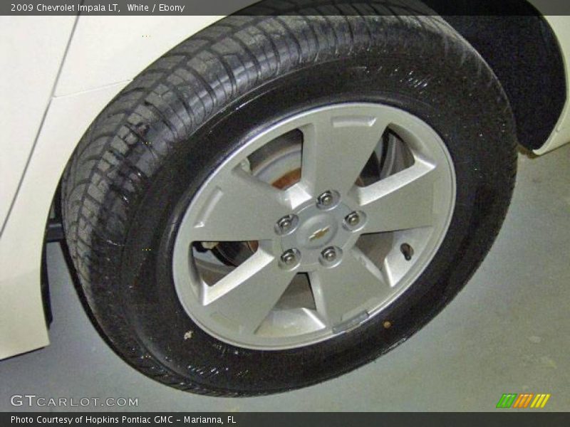 White / Ebony 2009 Chevrolet Impala LT