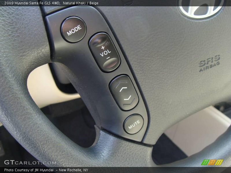 Natural Khaki / Beige 2009 Hyundai Santa Fe GLS 4WD