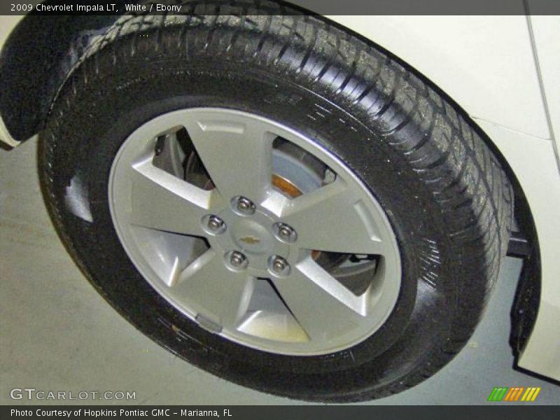 White / Ebony 2009 Chevrolet Impala LT