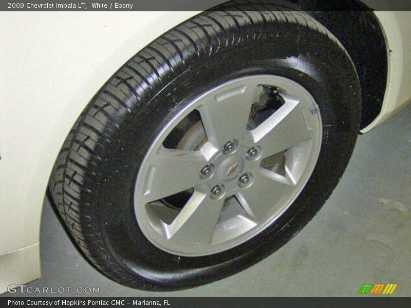 White / Ebony 2009 Chevrolet Impala LT
