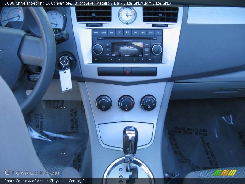 Bright Silver Metallic / Dark Slate Gray/Light Slate Gray 2008 Chrysler Sebring LX Convertible