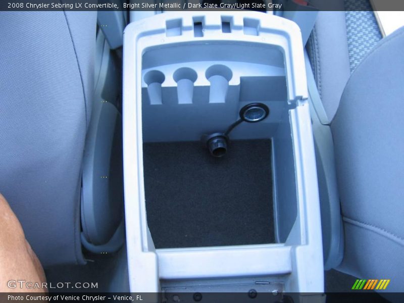 Bright Silver Metallic / Dark Slate Gray/Light Slate Gray 2008 Chrysler Sebring LX Convertible