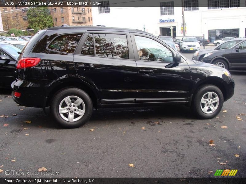 Ebony Black / Gray 2009 Hyundai Santa Fe GLS 4WD