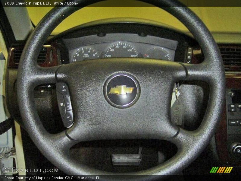 White / Ebony 2009 Chevrolet Impala LT