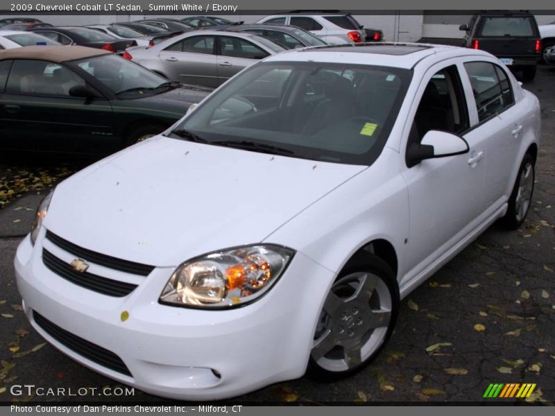 Summit White / Ebony 2009 Chevrolet Cobalt LT Sedan