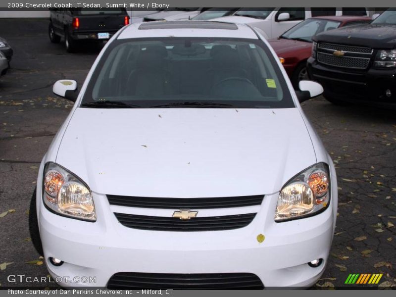 Summit White / Ebony 2009 Chevrolet Cobalt LT Sedan