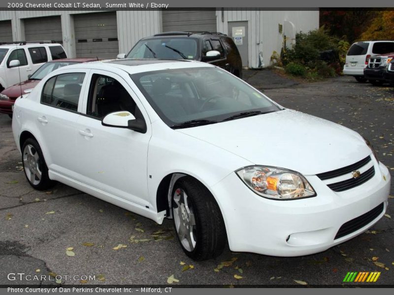 Summit White / Ebony 2009 Chevrolet Cobalt LT Sedan