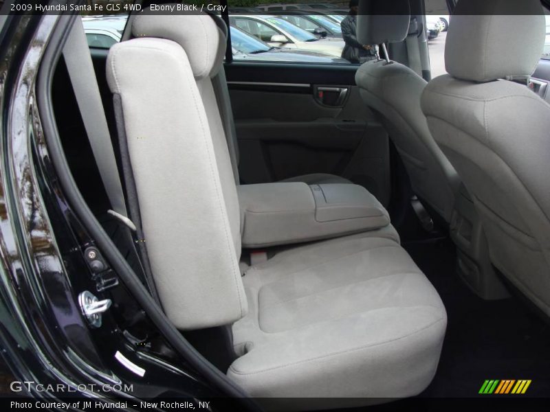 Ebony Black / Gray 2009 Hyundai Santa Fe GLS 4WD