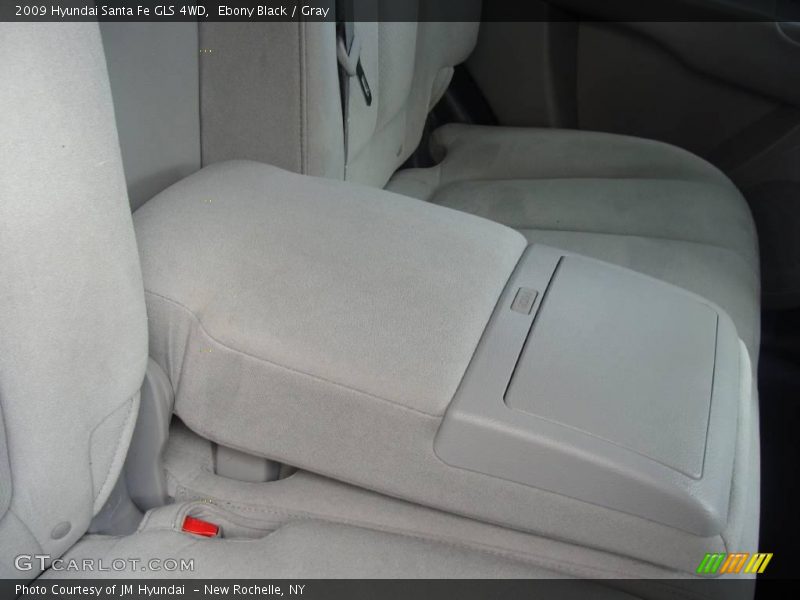 Ebony Black / Gray 2009 Hyundai Santa Fe GLS 4WD