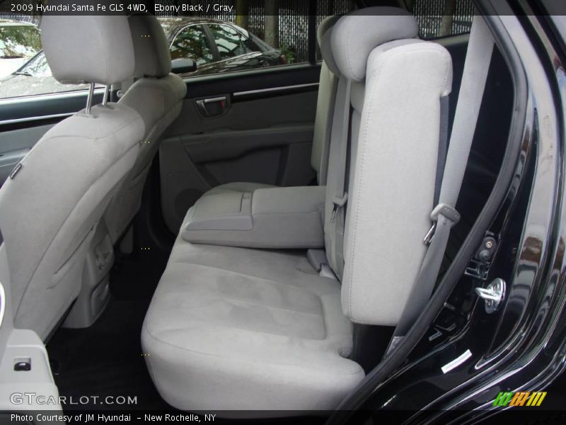 Ebony Black / Gray 2009 Hyundai Santa Fe GLS 4WD