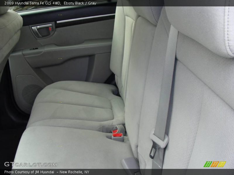 Ebony Black / Gray 2009 Hyundai Santa Fe GLS 4WD