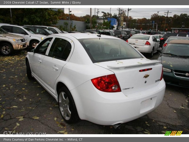 Summit White / Ebony 2009 Chevrolet Cobalt LT Sedan
